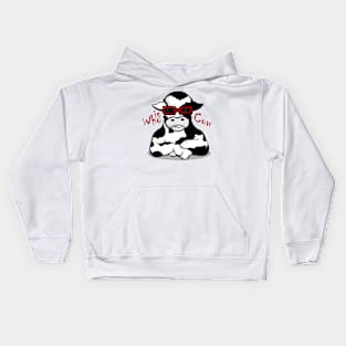 Who Is Cow ? Kids Hoodie